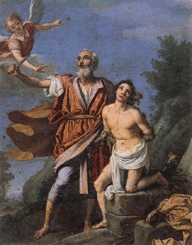 Jacopo da Empoli The Sacrifice of Isaac Norge oil painting art